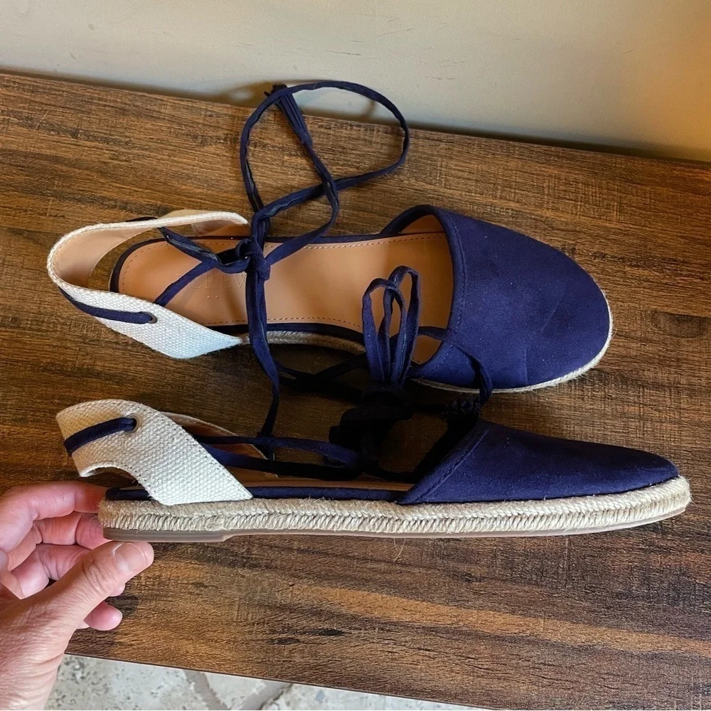 J. Crew - Lace Up Espadrilles - Women’s Size 8